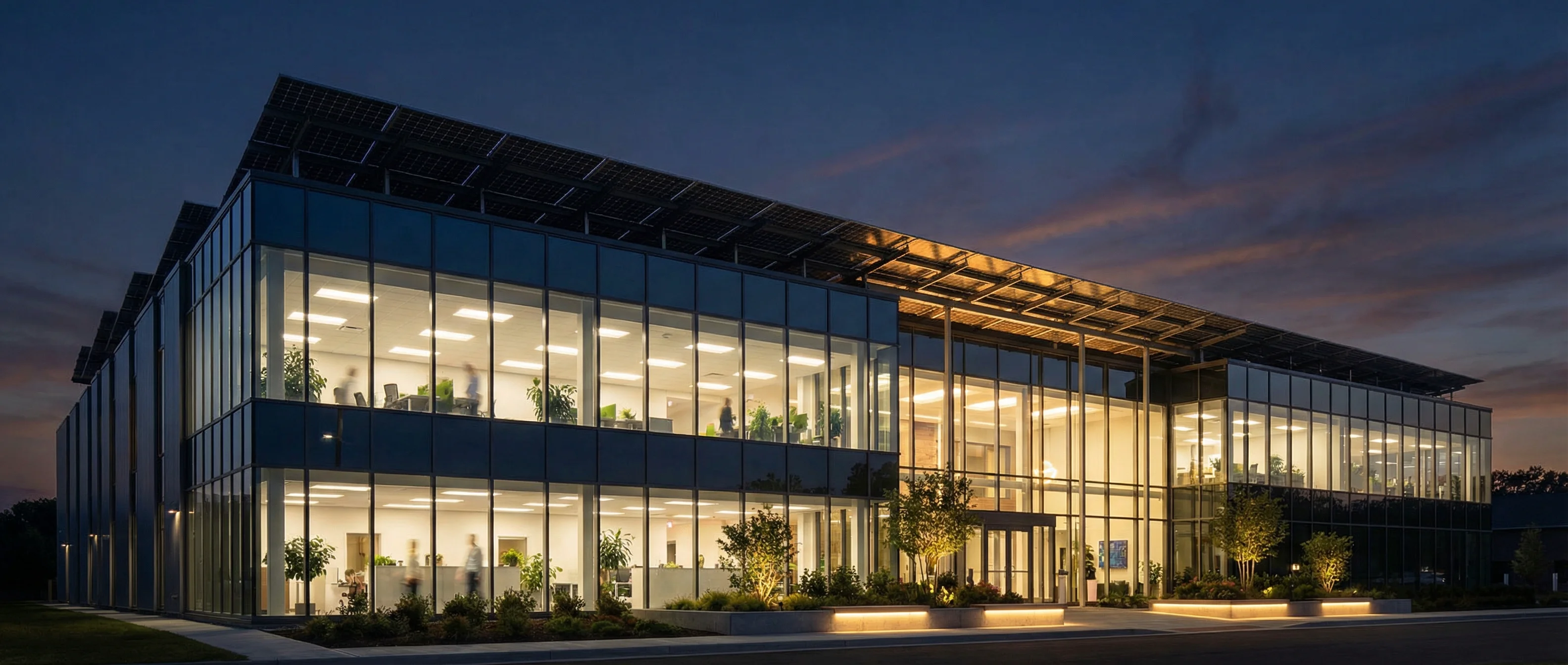 Photovoltaikanlage auf Gewerbedach – Solaranlage f&uuml;r Industrie und Gewerbe Ostalb